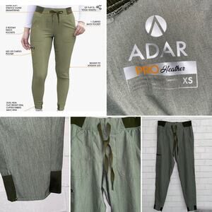 Adar Pro Scrubs Jogger Pant Women’s XS Tailored Fit Olive NWOT